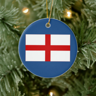 Engelse Vlag Kerst Ornament