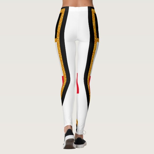 Engelse vlag leggings (Achterkant)