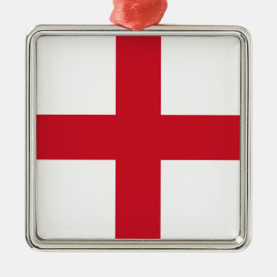 Engelse vlag metalen ornament