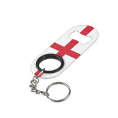 Engelse vlag mini flessenopener (Achterkant Gekanteld)