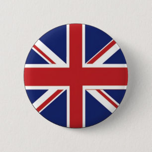Engelse vlag ronde button 5,7 cm