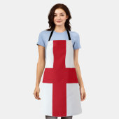 Engelse vlag schort (Gedragen)