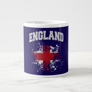 Engelse vlag spatten extra grote beker