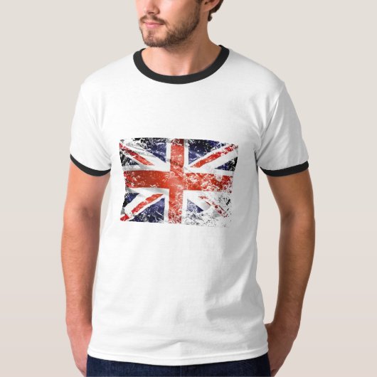 Engelse vlag Union jack Britse vlag T-shirt (Voorkant)