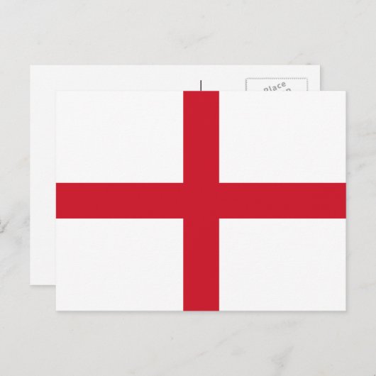Engelse vlag, vlag van Engeland Briefkaart (Voorkant / Achterkant)