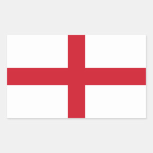 Engelse vlag, vlag van Engeland Rechthoekige Sticker