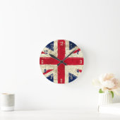 Engelse vlagklok - Kook Art - Wall Clock Ronde Klok (Huis)