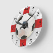 Engelse voetbalster ronde klok (Hoek)