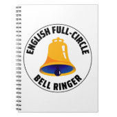 Engelse volledige Cirkel Bell Ringer Ringingverzam Notitieboek (Voorkant)