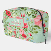 Engelse Wilde Bloem Monogram Toilettasje (Rechterhoek)