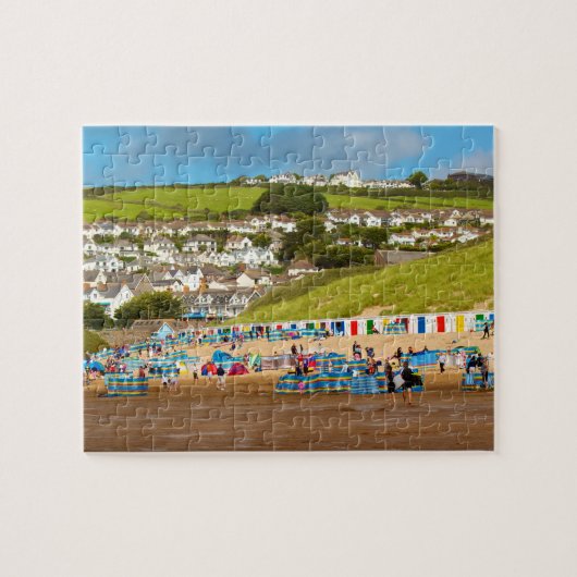 Engelse Woolacombe Beach Puzzle Legpuzzel (Horizontaal)
