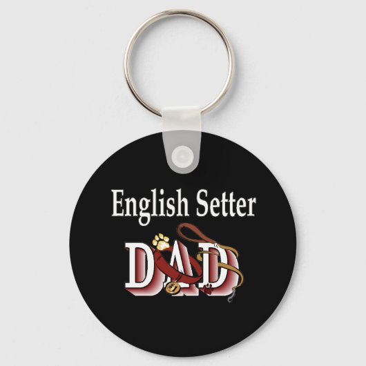 engelse zetter dad Sleutelhanger (Voorkant)