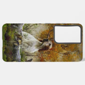 Engelse zetter, kunst samsung galaxy hoesje (Linkerkant)