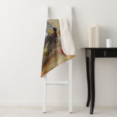 Engelse zetter met fazanten, kunst sherpa deken (In situ)