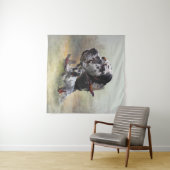 Engelse zetter met fazanten, kunst wandkleed (In Situ (horizontaal))