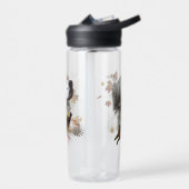 Engelse zetter met fazanten, kunst waterfles (Links)