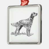 engelse zetter metalen ornament (Links)