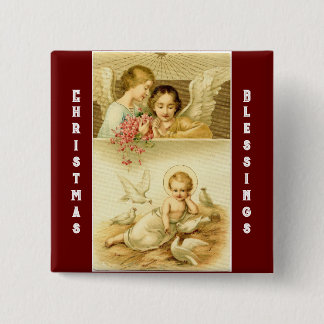  Engelsen met Jezus Button