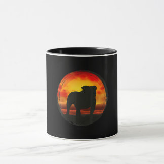 Engelstalige bulledog Gifts for Women Mannen Kinde Mok