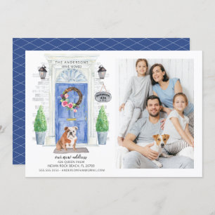 Engelstalige bulletdeuropening Aankondiging foto v