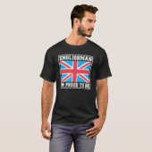 Engelstalige Engelsman is trots op Engelsman T-shirt (Voorkant volledig)