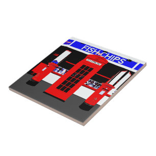 Engelstalige pictogrammen tegeltje