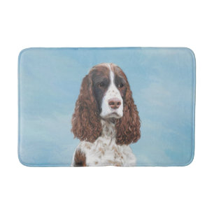 Engelstalige spaniel-schilderkunst badmat