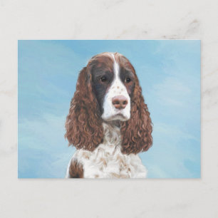 Engelstalige spaniel-schilderkunst briefkaart