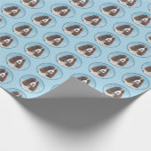 Engelstalige spaniel-schilderkunst cadeaupapier (Hoek)