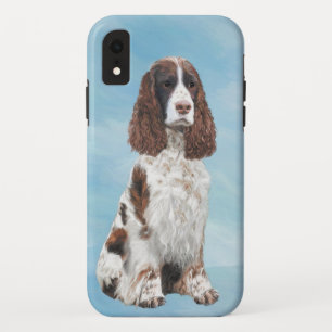Engelstalige spaniel-schilderkunst iPhone XR hoesje