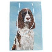Engelstalige spaniel-schilderkunst medium cadeauzakje (Voorkant)