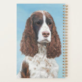 Engelstalige spaniel-schilderkunst planner (Achterkant)