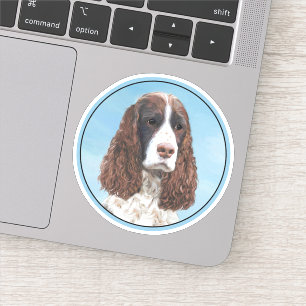 Engelstalige spaniel-schilderkunst sticker
