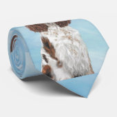 Engelstalige spaniel-schilderkunst stropdas (Opgerold)