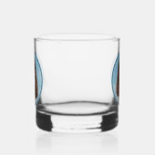 Engelstalige spaniel-schilderkunst whisky glas (Links)