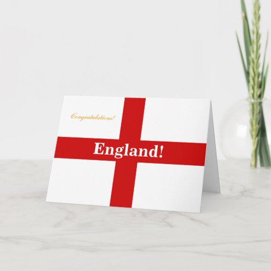 Engelstalige vlag - Groot-Brittannië! Groot land! Kaart (Voorkant)