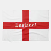 Engelstalige vlag - Groot-Brittannië! Groot land! Theedoek (Horizontaal)