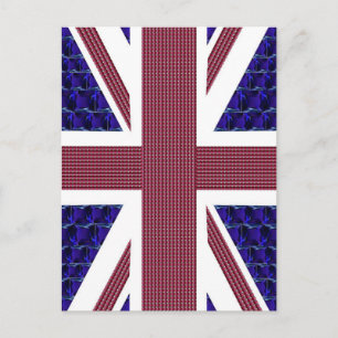 Engelstalige vlag, vlag van Groot-Brittannië Briefkaart