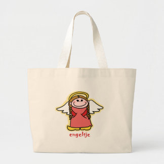 Engeltje (engeltje in het Nederlands) Grote Tote Bag