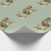  engeltjes cadeaupapier (Hoek)