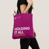 EngenderHealth: Let's Do Something - Tote Bag Red (De près)