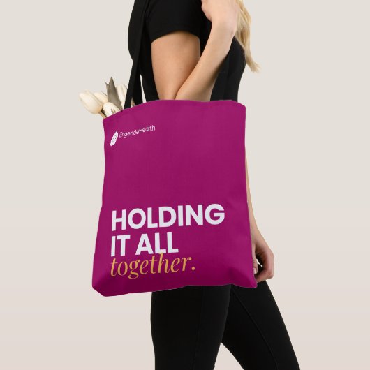EngenderHealth: Let's Do Something - Tote Bag Red (De près)