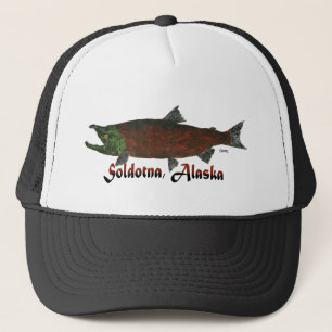 Engendrant Soldotna saumoné, l'Alaska - casquette
