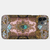Enghelryste French Beauful Chic Monogram Case-Mate iPhone Case (Achterkant (horizontaal))