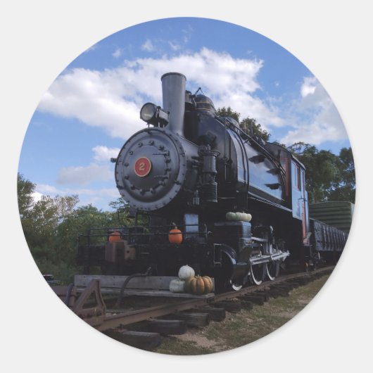 Engine Number 2 Ronde Sticker (Voorkant)