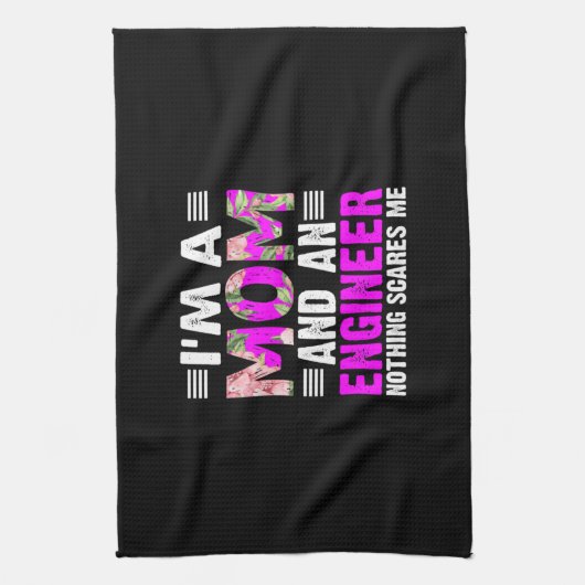 Engineer Art A mama and an Engineer Theedoek (Verticaal)