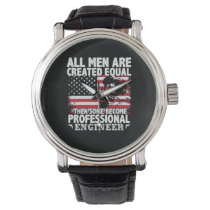 Engineer Art Sommige Mannen worden professioneel e Horloge