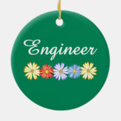 Engineer Asters Keramisch Ornament (Achterkant)