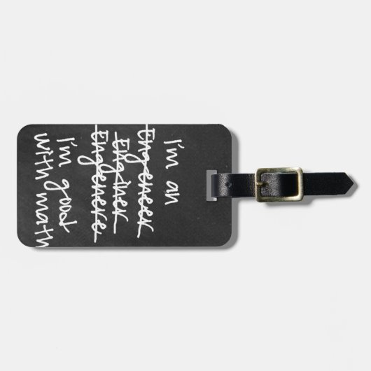 Engineer Bagagelabel (Voorkant horizontaal)