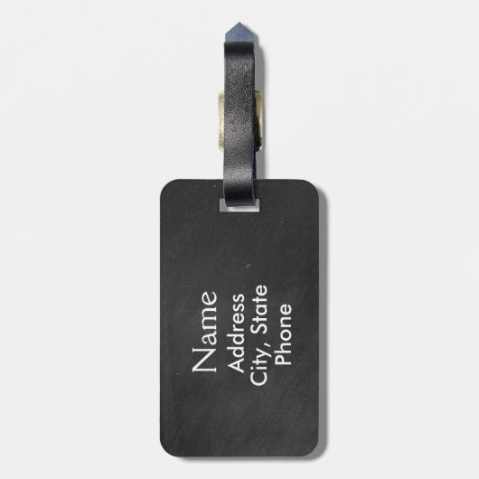 Engineer Bagagelabel (Achterkant verticaal)